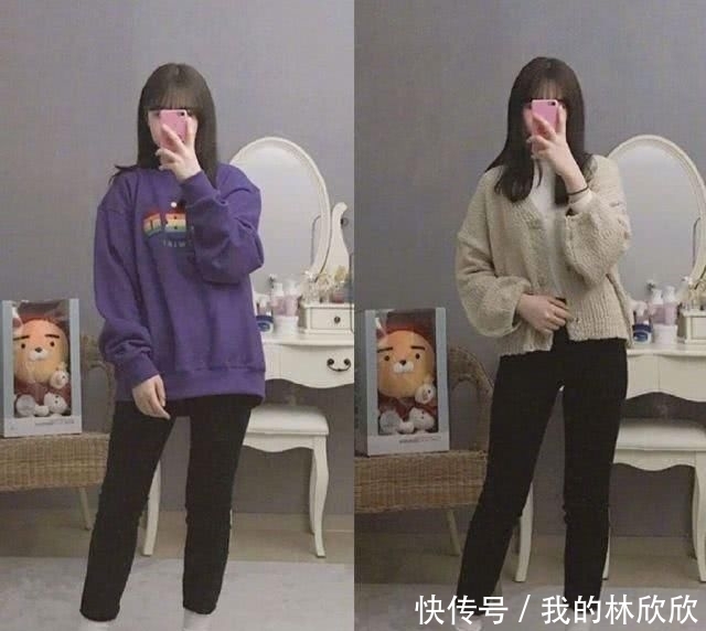 女生■青春女学生活力日常穿搭,很适合小个子女生借鉴哦