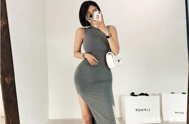 包臀裙的性感魅力, 让微胖女人动人的身姿, 更显唯美!