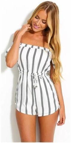 夏天最爱的连体短裤，秀腿还能一键拉长身高