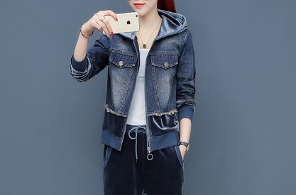 穿腻了裙子，试试这些金丝绒套装，秋天出去玩，轻便温暖又美丽