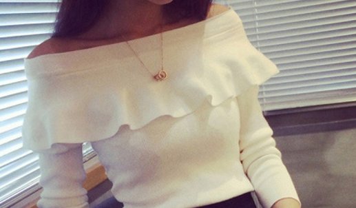 特洋气的一种“毛衣”，配小脚裤美翻了，那叫一个干练利落