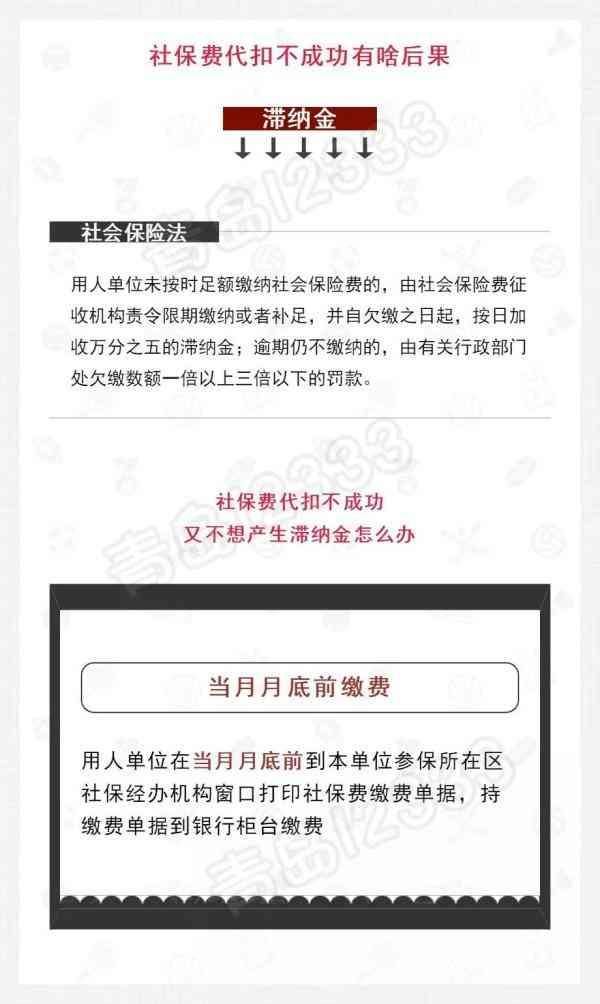 扣钱~扣钱?社保费到底什么时间扣缴~