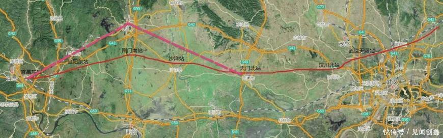 这条高铁规划途径5个省市, 其中湖北这段线路走向争议最大!