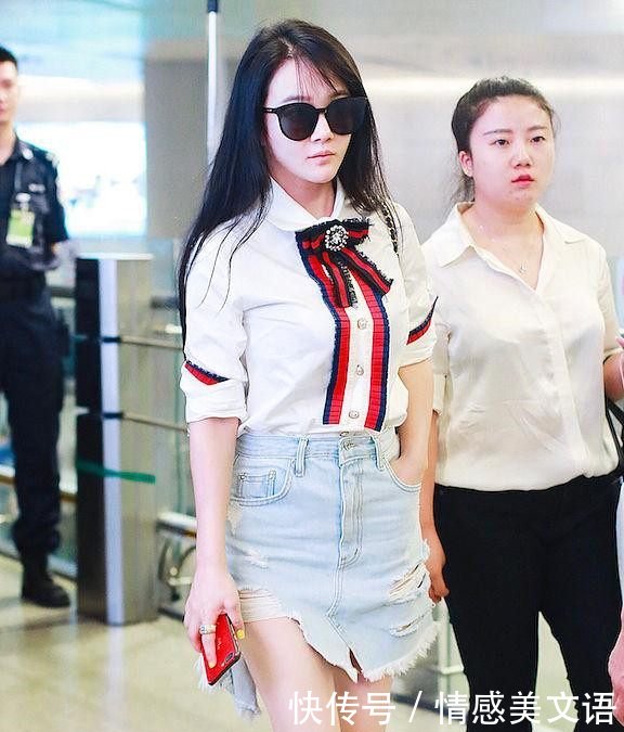 冉莹颖又作妖！高跟鞋外面再穿丝袜，网友忍得住不吐槽算你狠！