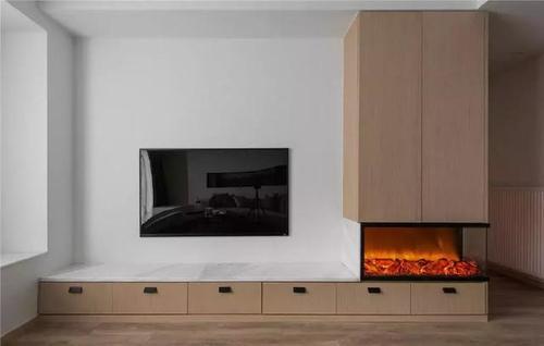 超爱！92㎡现代原木风，线条感超强，整个空间简约有格调！