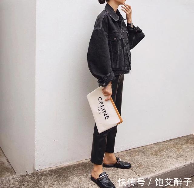 『搭配半身裙』春天必备的牛仔外套,这样搭配起来,更时髦气质不少!