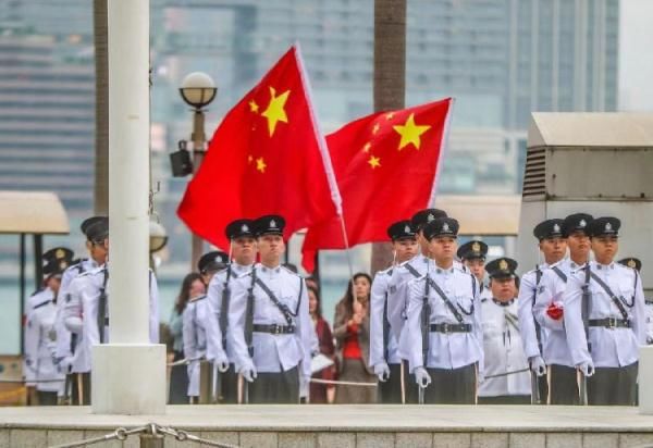  [祖国]2020年第一天的香港紫荆广场