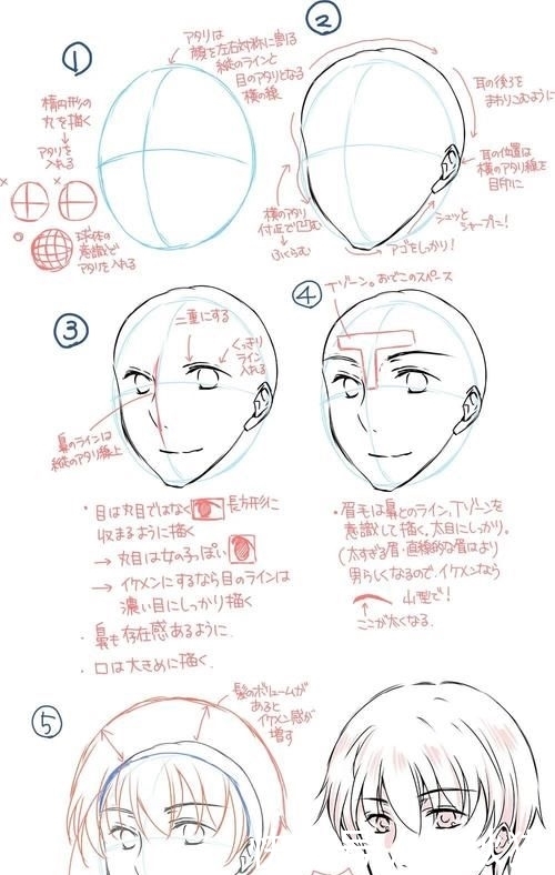  『绘制』服装效果图之（头部五官及“三庭五眼绘制教程）