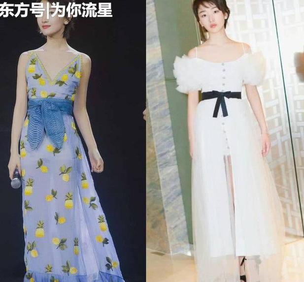 “隔空撞衫”：周冬雨撞上维密超模完胜，网友：小平板也有春天！