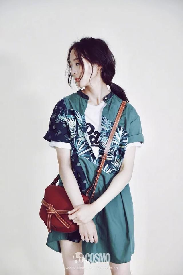 郑素敏这条小绿裙是下一个爆款没错了