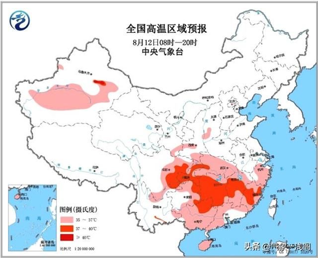 风王利奇马打转，北方冷空气助威，5省有暴雨，南方高温“抱团”