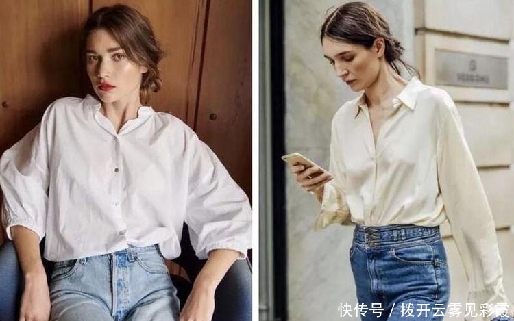  [白色T恤]春天内搭穿什么，这3种简单又好看