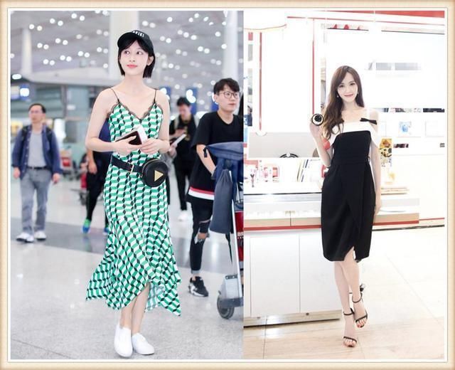 本以为穿吊带裙的唐嫣够美的了，可看见张俪才知道什么叫惊艳！