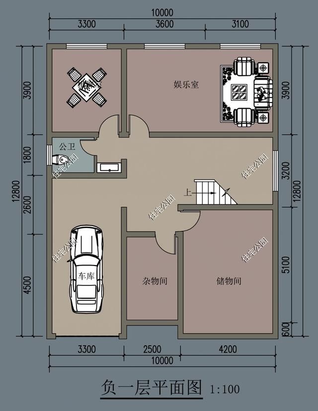  占地尺寸|回农村盖别墅，落地窗+挑空客厅就是漂亮，3套图纸倾心