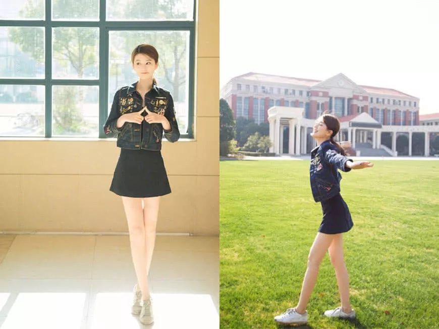 乔欣到底有多瘦?这么紧的牛仔裤都能塞进去，网友:大长腿看不厌