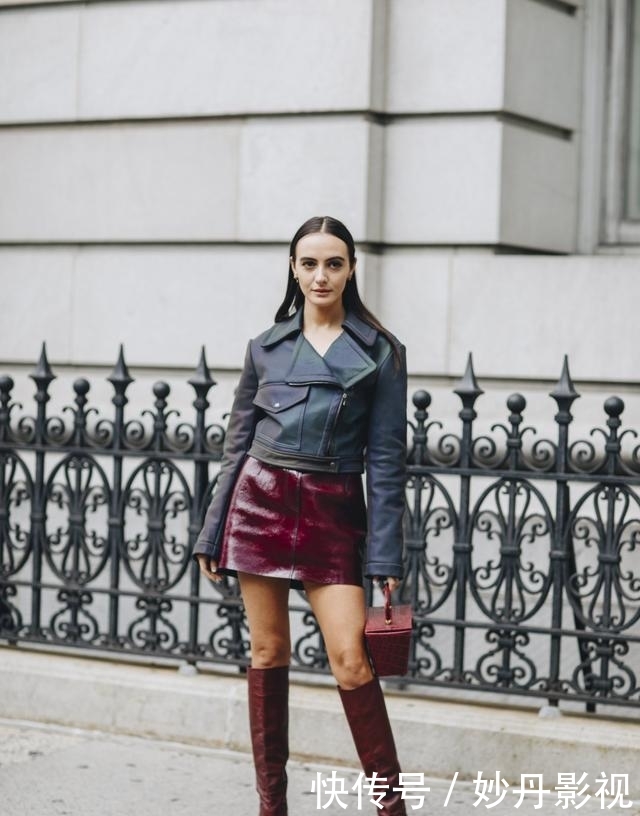 显瘦@哪个辣妹还没穿“半裙配长靴”?3条搭配公式,显瘦又拉风!