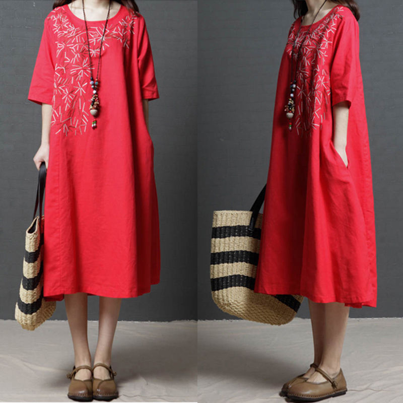 比旗袍更有韵味的棉麻裙来了!好看不贵还显名媛气质,超美超好看