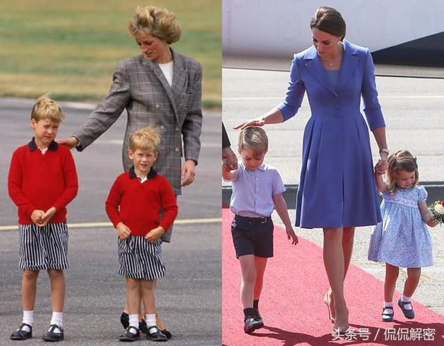 戴安娜王妃和凯特王妃到底有多像？看完这组老照片，你就明白了