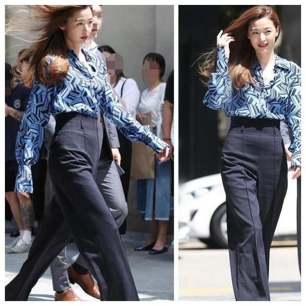 37岁全智贤撞衫32岁杨幂，同款衣服相差这么多，网友:气质很重要