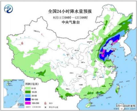 红色预警！台风“利奇马”今晚登陆山东！济南下午到夜间有大雨到