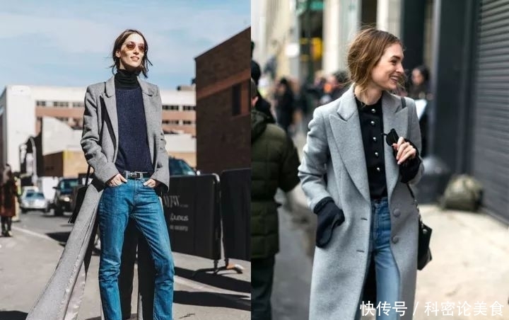  『卫衣』大衣不愧是百搭单品，配牛仔裤够休闲，搭裙装好优雅，你还不穿？
