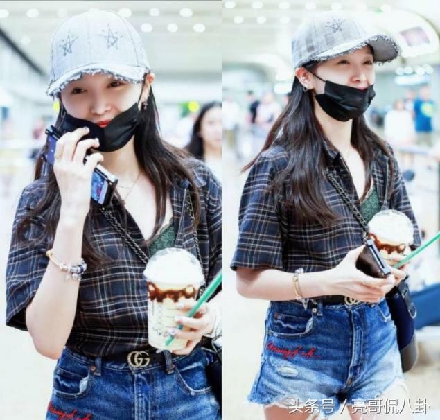 最近流行内衣秀？吴宣仪机场大胆露内衣，奚梦瑶直接穿出门