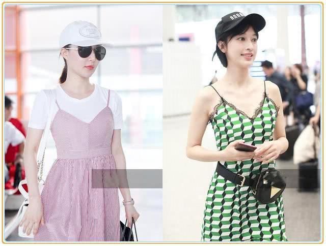 看了张俪的吊带裙,再看看舒畅,网友:奔放与保守的差距一目了然