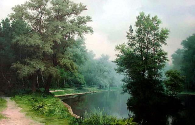 【醉在画中】俄罗斯画家米哈伊尔.费多罗夫风景油画