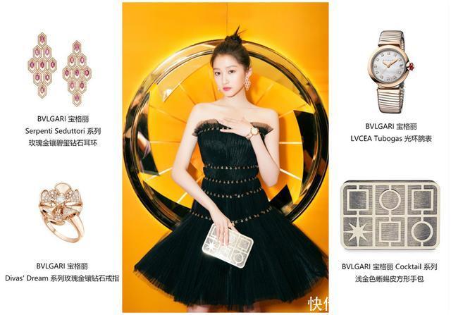 关晓彤这次终于穿对了!一袭黑色抹胸裙上身,筷子腿惊艳众人!