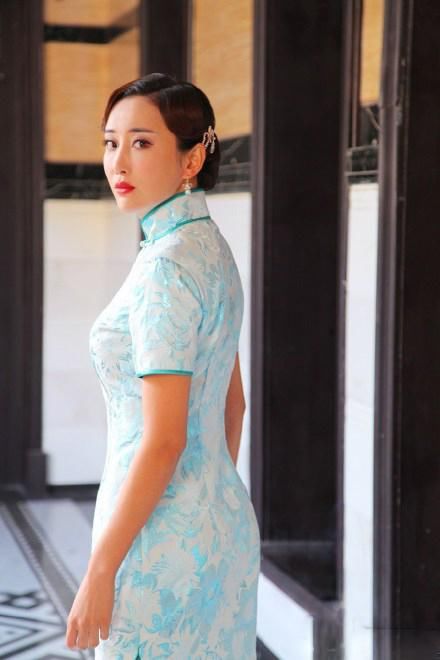 杜若溪凭啥能撩到古装第一美男?看她穿旗袍，就知道原因了!