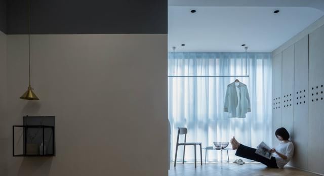  【设计】72㎡新房的高级场面：一进门就被吊顶吸引，隐形踢脚线太赞了！