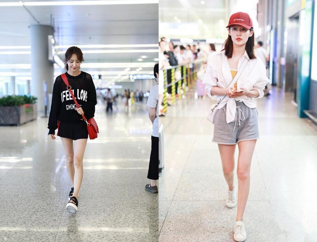 看了佟丽娅的腿，李沁都输的心服口服，终于见识到真正漫画腿了！