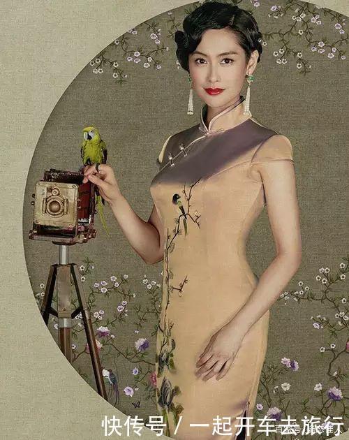 #女人#天生适合穿旗袍的女人,身上都有这4大特征,尽显风情万种!