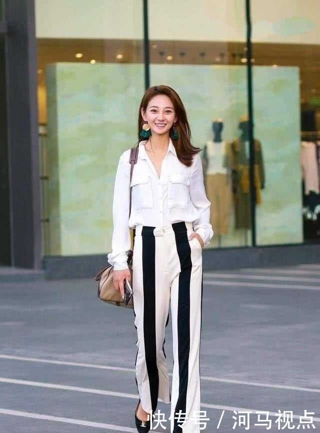 清爽@街拍:清爽大方看起来甜美又减龄,美范十足显你靓丽的好身姿