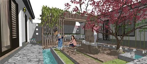 花15万，改造老宅三合院，静水流深，这个庭院简直太美了！