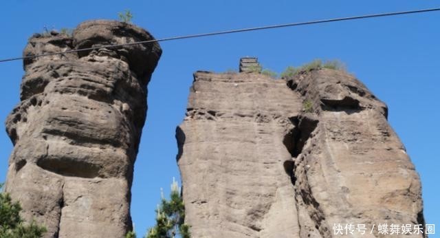 河北最神奇的山，山体陡峭且无登山道路，山顶的塔是怎样建造的？