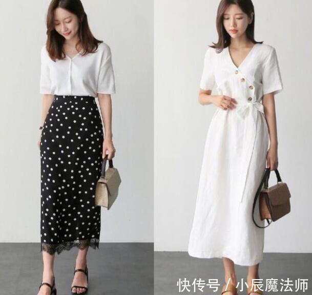  #过膝长裙#上半身瘦下半身胖穿什么衣服？