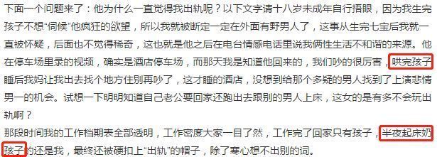 何洁旧事重提,否认婚内出轨,这一波捆绑前夫消费真不聪明!