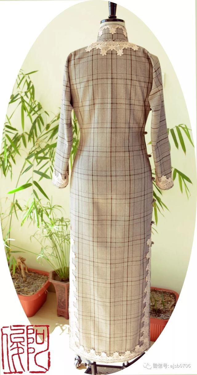 格子面料可以做平裁古法旗袍吗？
