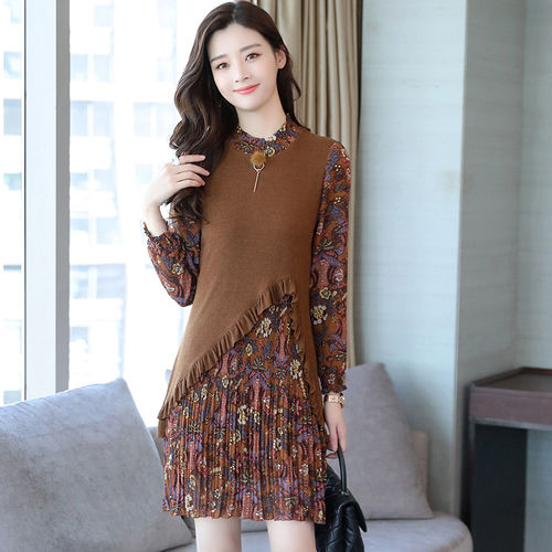 新发现，这“薄”秋裙比旗袍还优雅，衬肤白美嫩，高雅，好开心