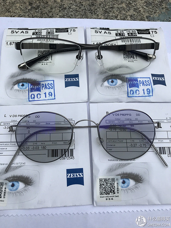 林德伯格+蔡司驾驶型变色镜片，夏蒙Z钛+蔡司新清锐 开箱