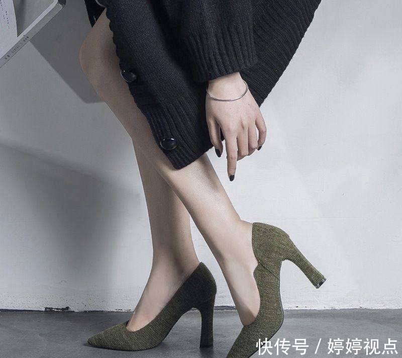 「女人味」性感尖头让你行走无忧,一双高跟鞋散发女人味