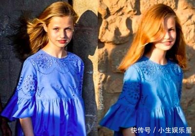 最近欧洲皇室秋装流行穿蓝色莱昂诺尔公主最美，梅根却赢在脚上