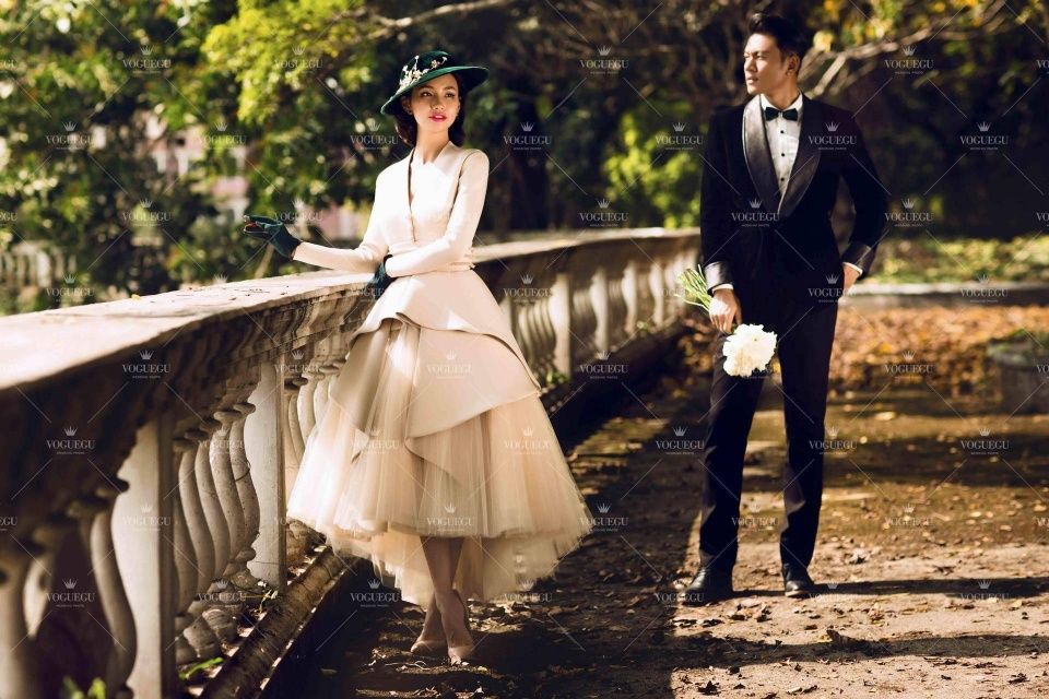 欧式复古婚纱照，这样的服装配饰，看10年都不会腻