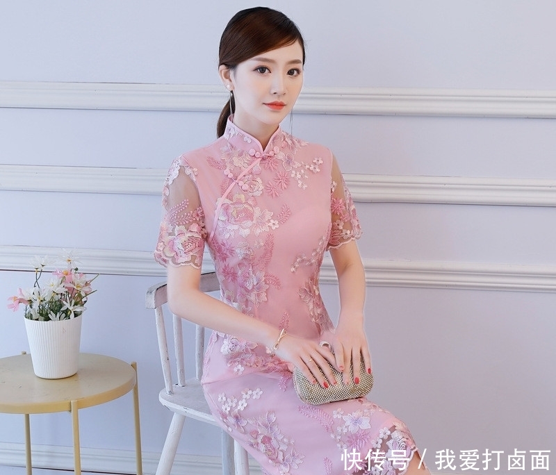  【堪称】可以提升气质的旗袍, 高跟鞋堪称她的完美搭档