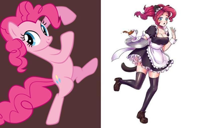 小马宝莉:小马M6的妹抖秀，在女仆咖啡厅研习，苹果嘉儿我预定了