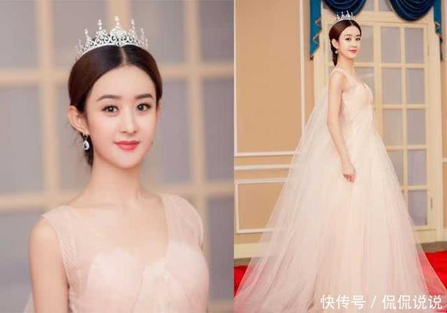 赵丽颖变身白天鹅，气质秒杀高冷女神唐嫣！