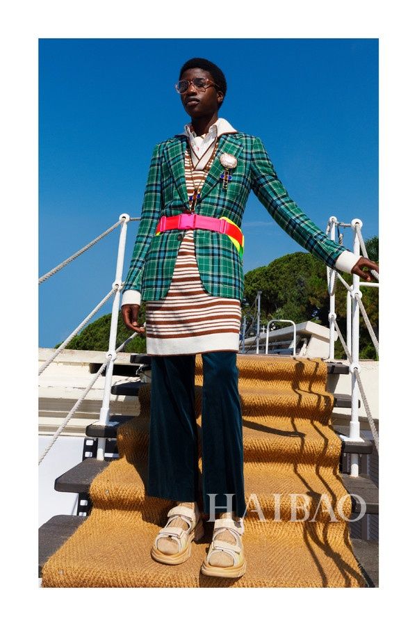 古驰  2019早春男士系列Lookbook:米开理心中的浮华世界!