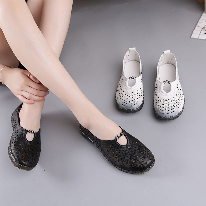 难怪四五十岁女人都不穿高跟鞋，今年流行的妈妈鞋太美了，超舒适