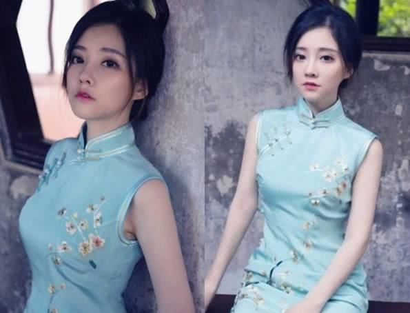 杨幂束手无策的旗袍，刘亦菲惊艳，冯提莫娇小，刘诗诗最有韵味？